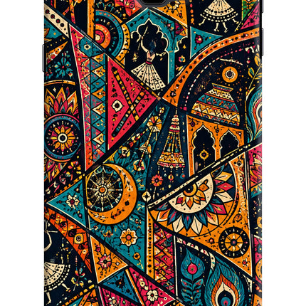 Folk Print Samsung J4 Plus Hard Case Back Cover by Casekaro