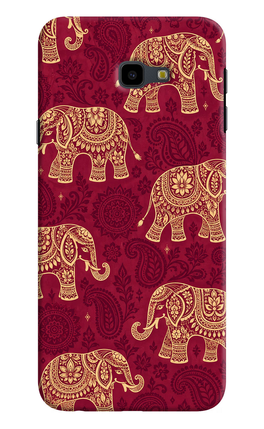 Maroon Elephant Samsung J4 Plus Back Cover, Hard case