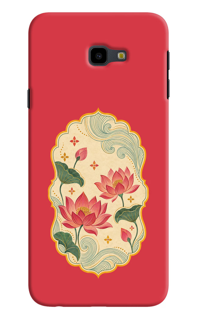 Pink Lotus Samsung J4 Plus Hard Case Back Cover by Casekaro