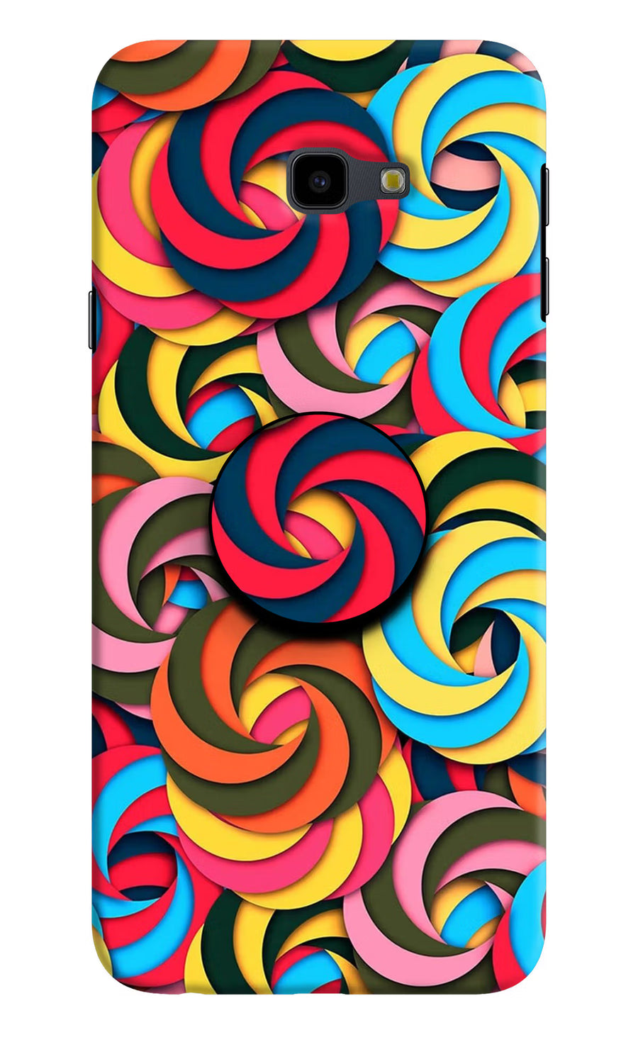 Spiral Pattern Samsung J4 Plus Pop Case, Hard case