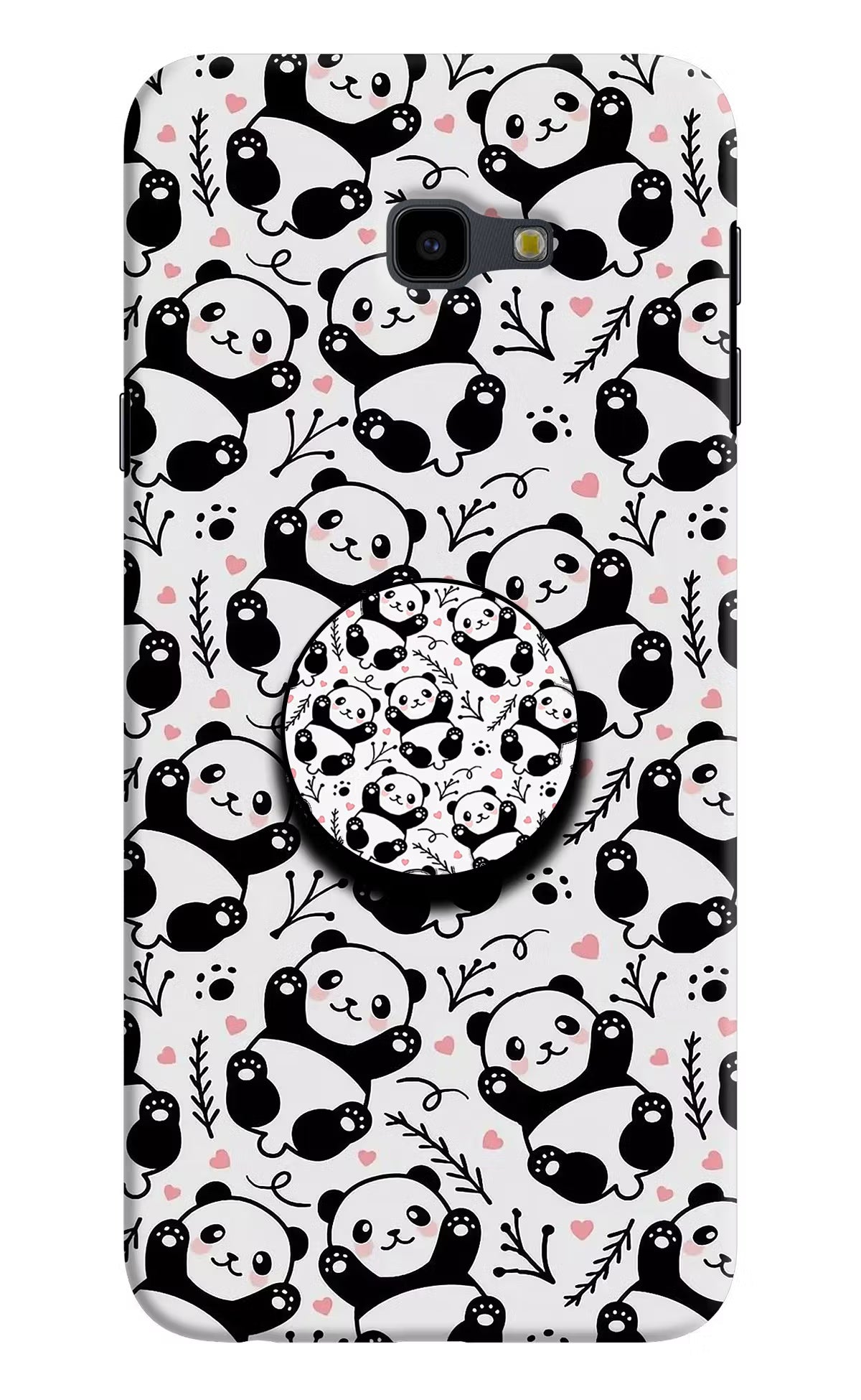 Cute Panda Samsung J4 Plus Pop Case by Casekaro