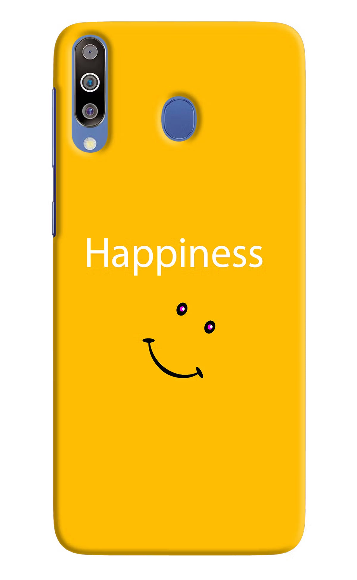 Happiness With Smiley Samsung M30/A40s Hard Case Back Cover by Casekaro