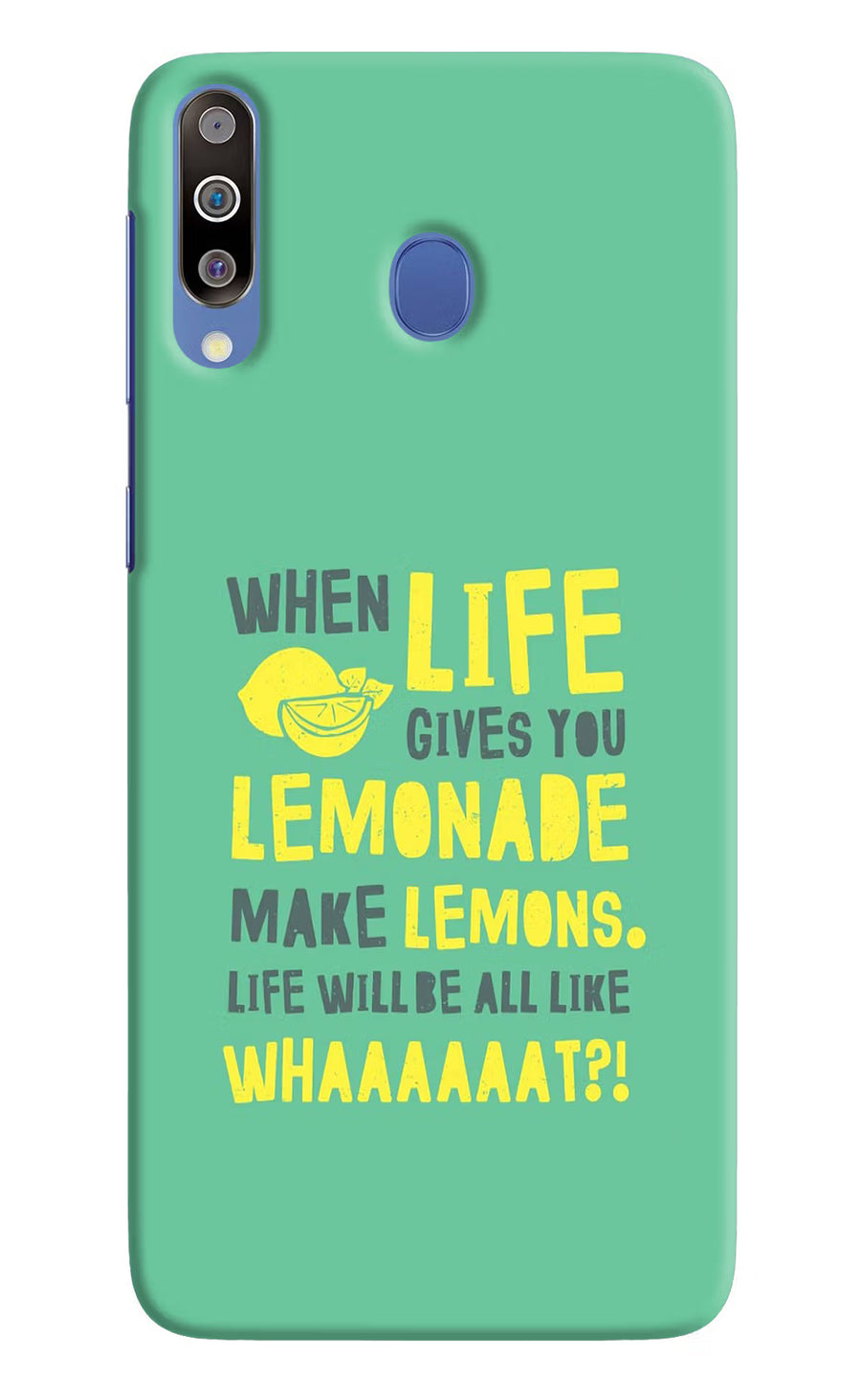Quote Samsung M30/A40s Back Cover, Hard case