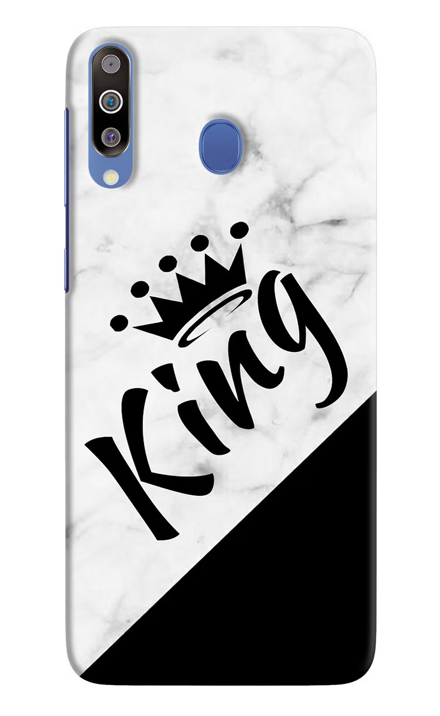 King Samsung M30/A40s Back Cover, Hard case