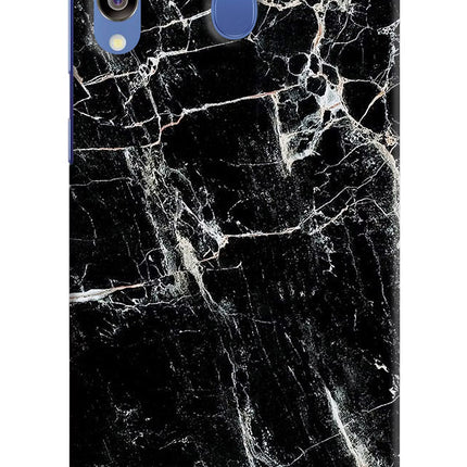 Black Marble Texture Samsung M30/A40s Hard Case Back Cover by Casekaro