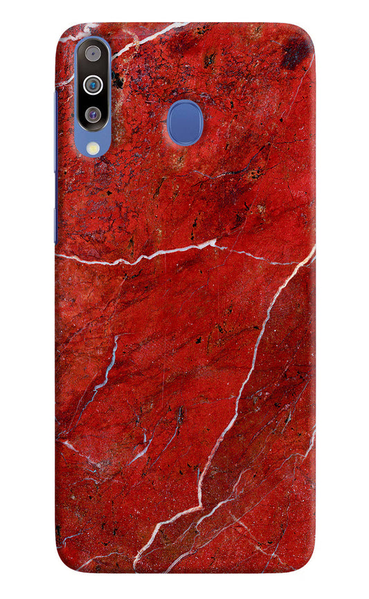 Red Marble Design Samsung M30/A40s Hard Case Back Cover by Casekaro