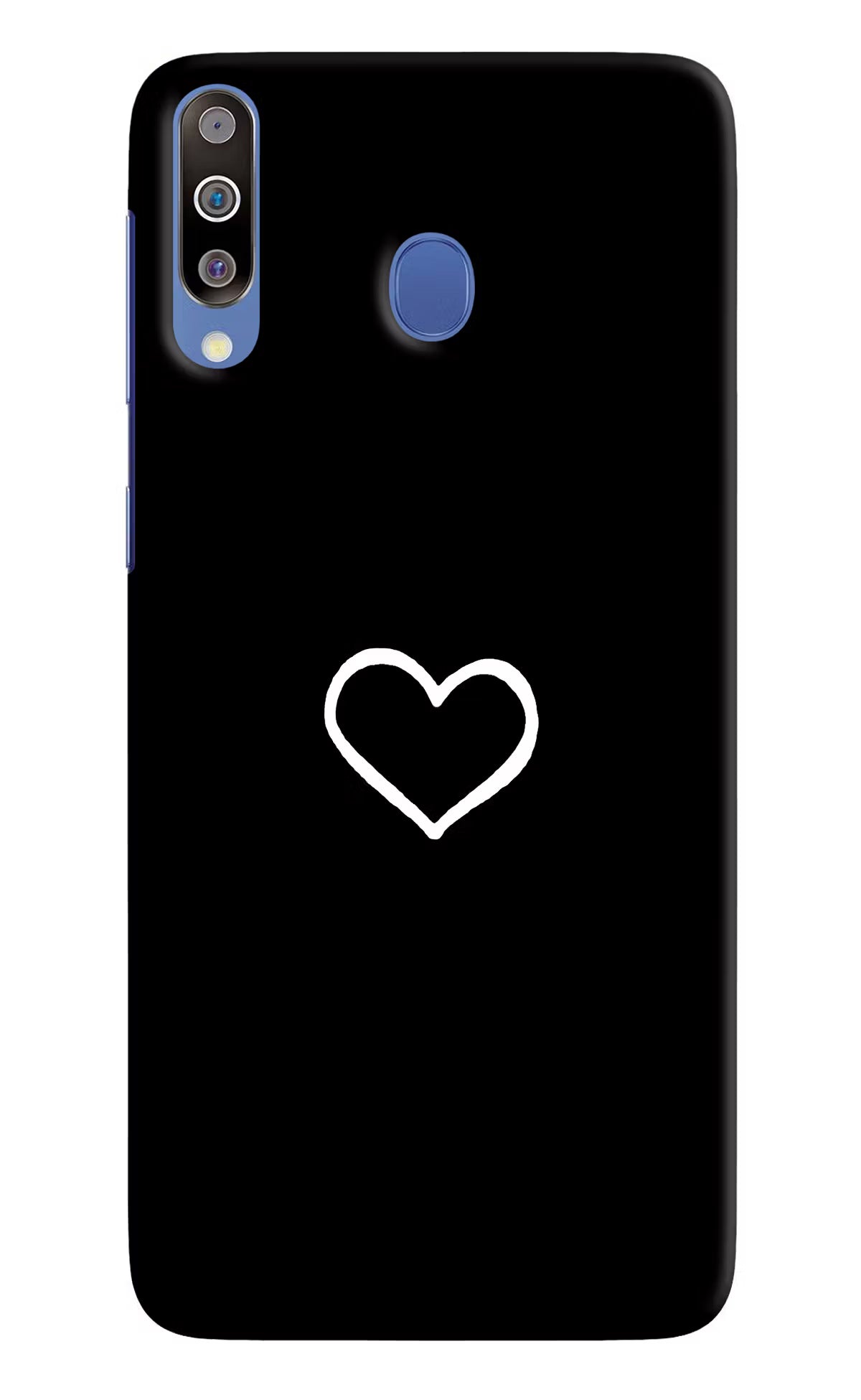 Heart Samsung M30/A40s Hard Case Back Cover by Casekaro