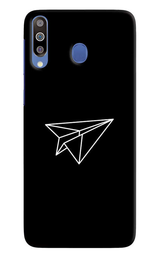Paper Plane White Samsung M30/A40s Hard Case Back Cover by Casekaro