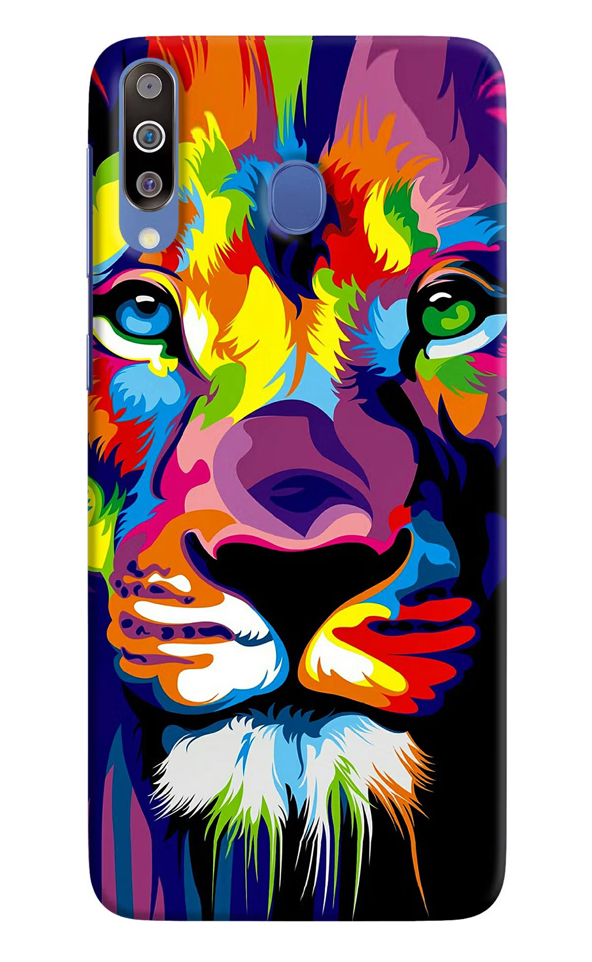 Lion Samsung M30/A40s Hard Case Back Cover by Casekaro