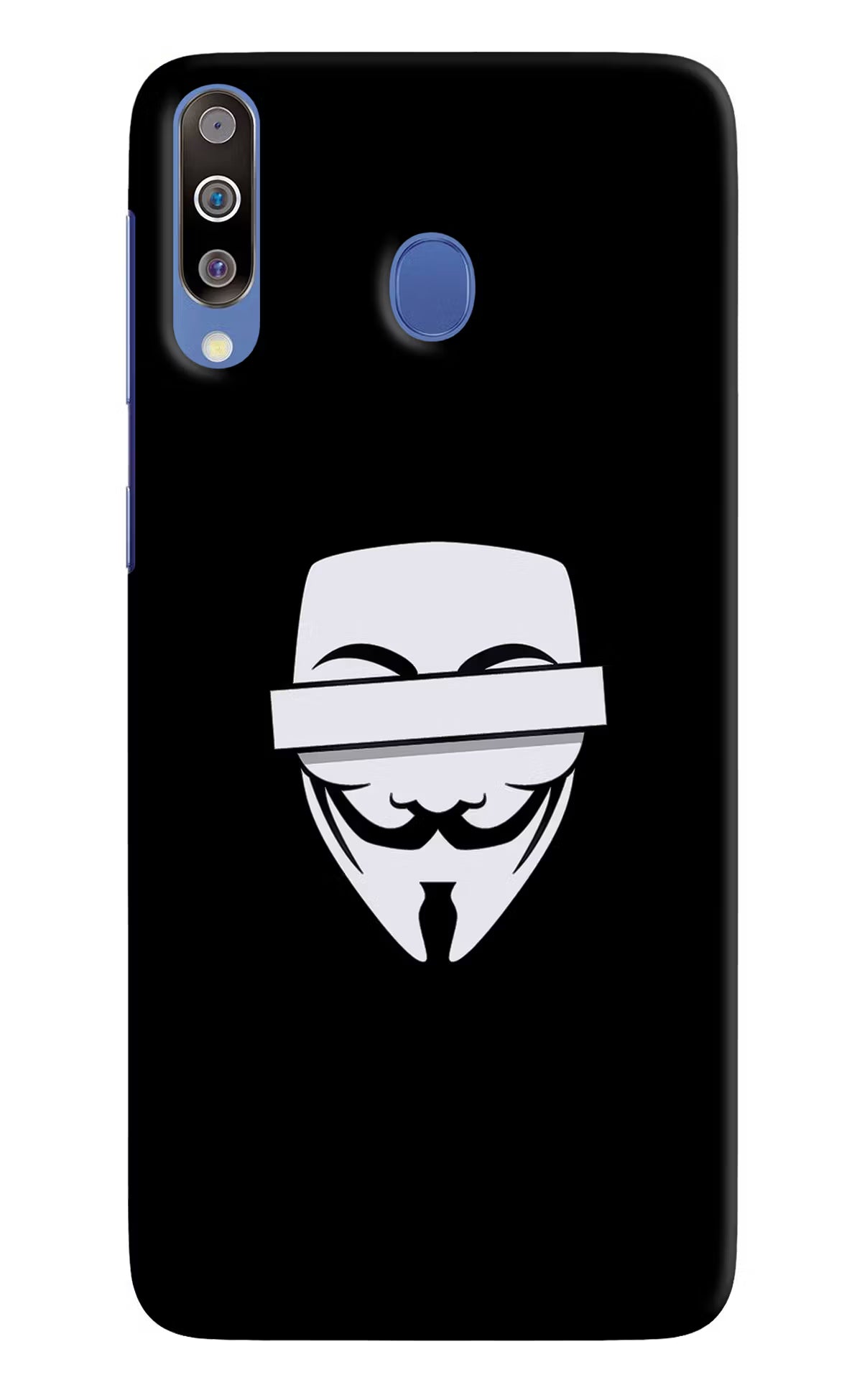 Anonymous Face Samsung M30/A40s Hard Case Back Cover by Casekaro