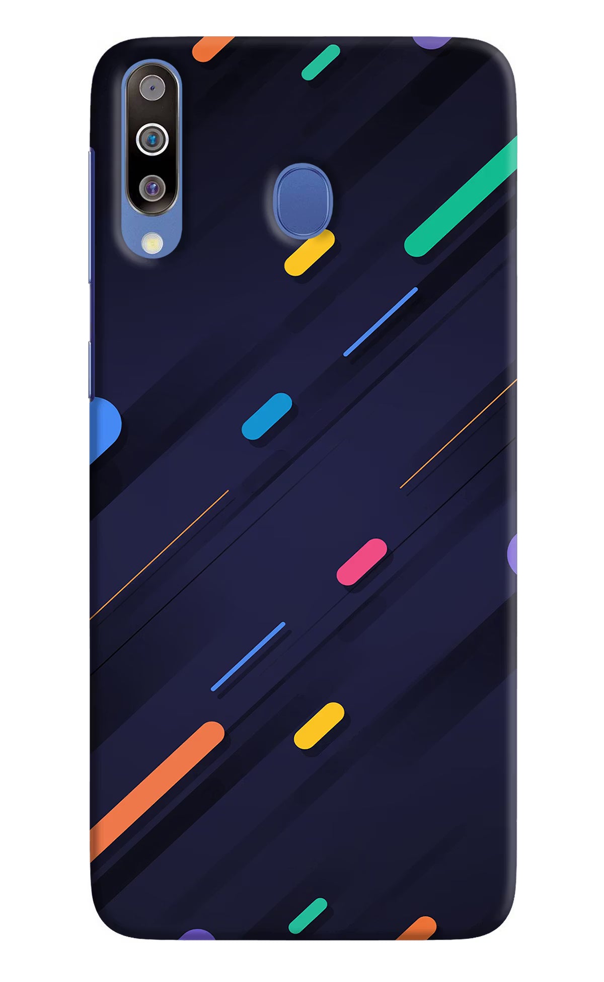 Abstract Design Samsung M30/A40s Hard Case Back Cover by Casekaro