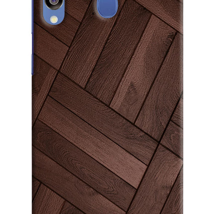 Wooden Texture Design Samsung M30/A40s Hard Case Back Cover by Casekaro
