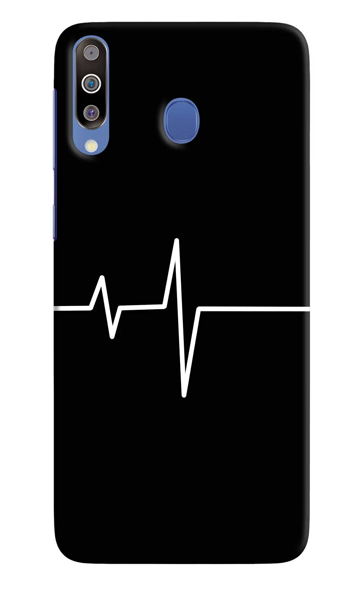 Heart Beats Samsung M30/A40s Hard Case Back Cover by Casekaro