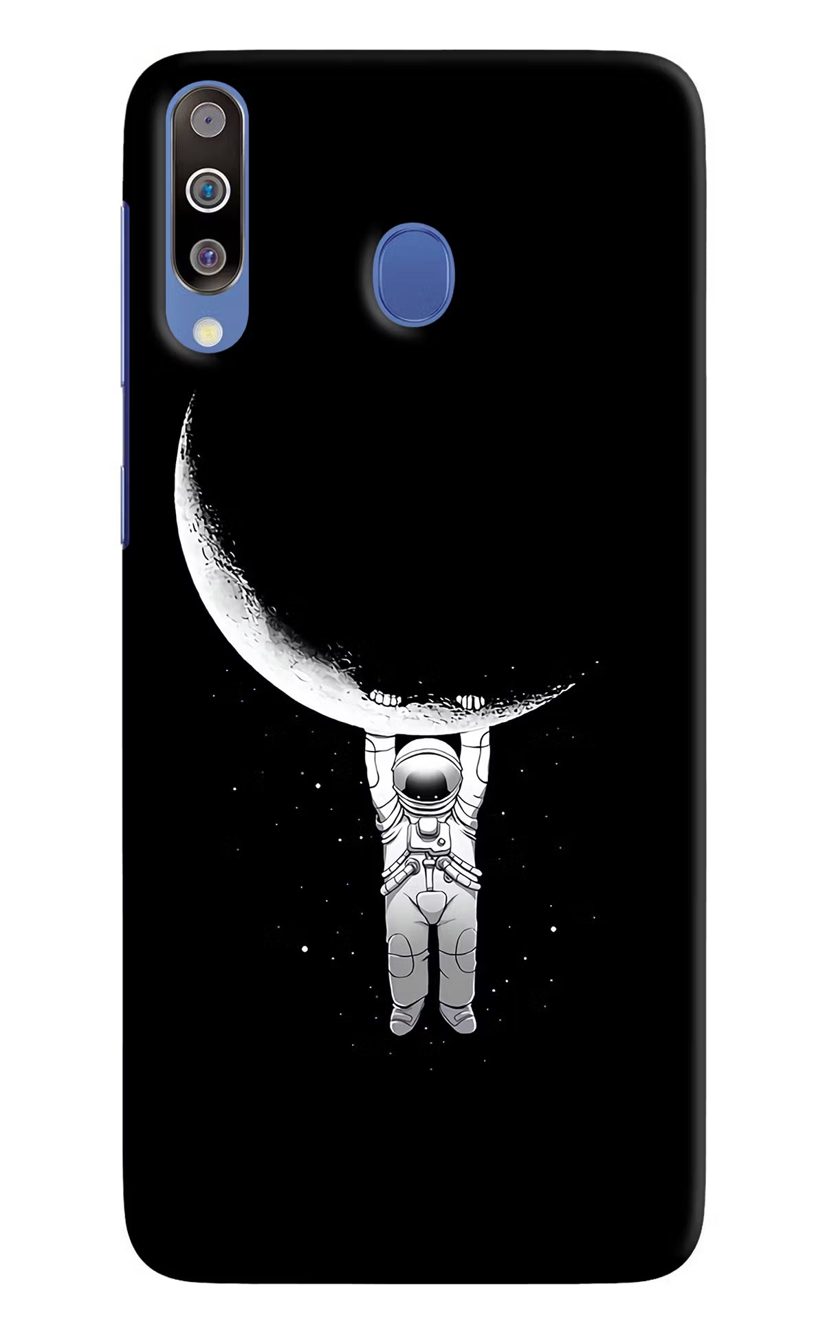 Moon Space Samsung M30/A40s Hard Case Back Cover by Casekaro