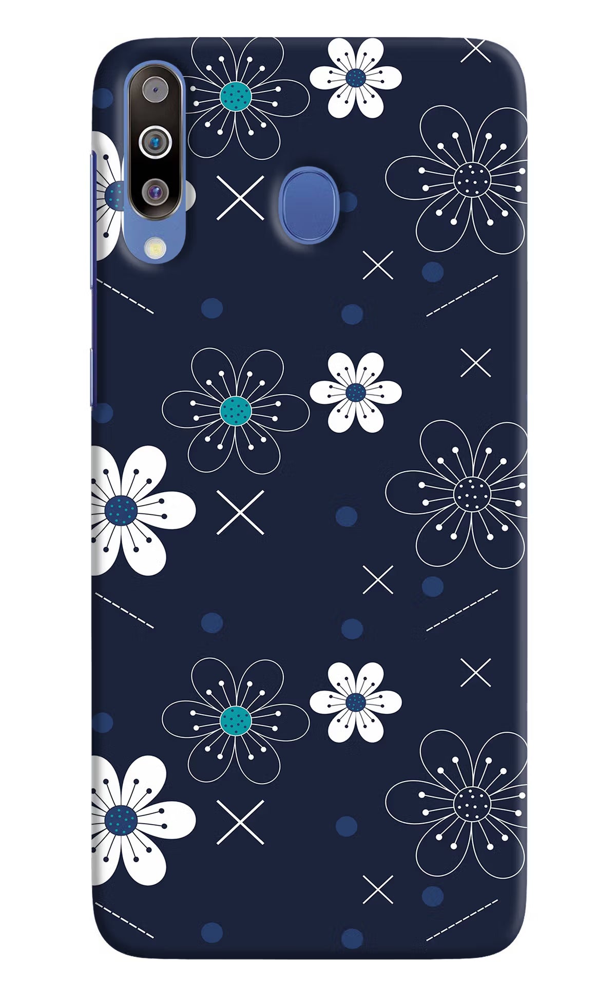 Flowers Samsung M30/A40s Hard Case Back Cover by Casekaro