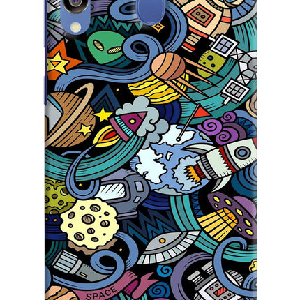 Space Abstract Samsung M30/A40s Hard Case Back Cover by Casekaro