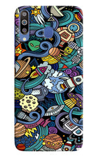 Space Abstract Samsung M30/A40s Hard Case Back Cover by Casekaro