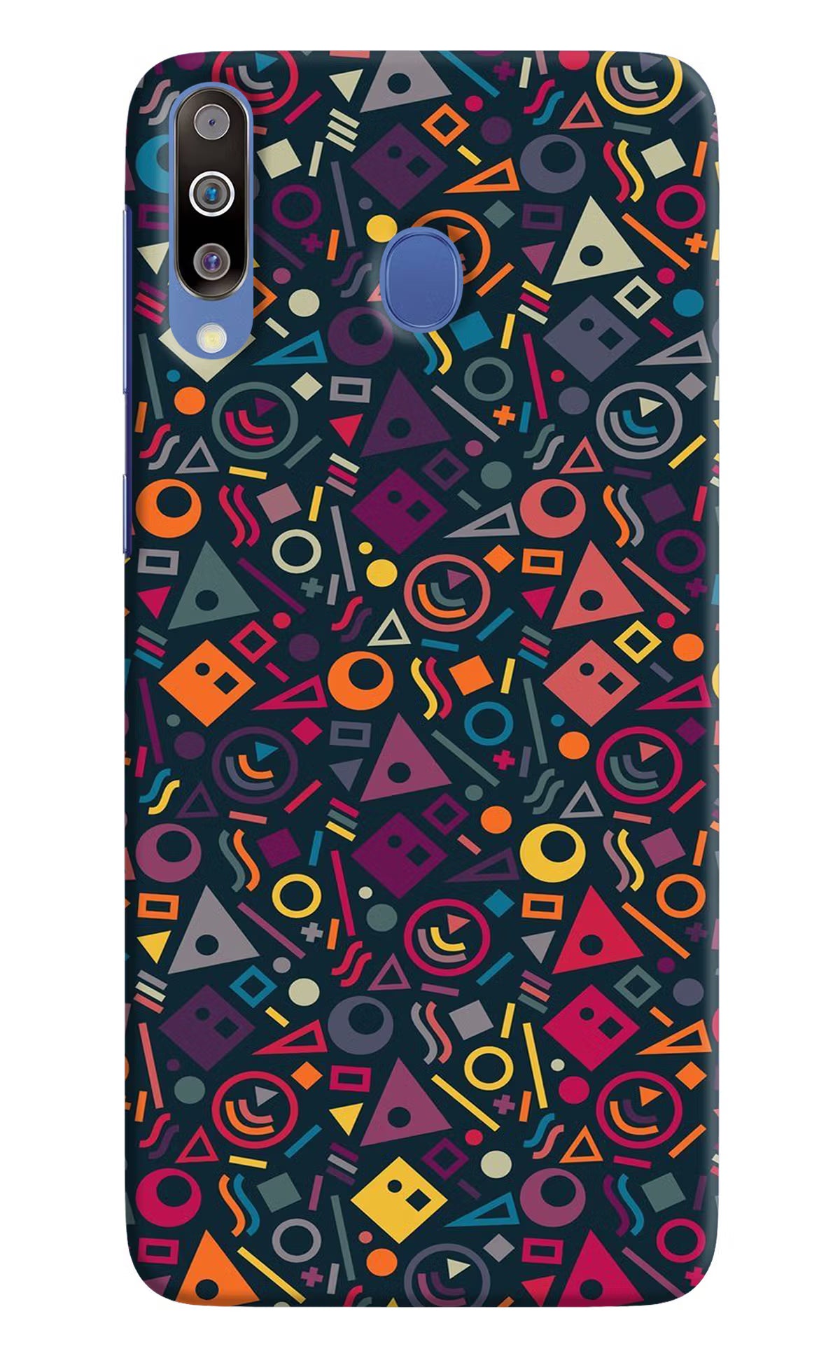 Geometric Abstract Samsung M30/A40s Hard Case Back Cover by Casekaro