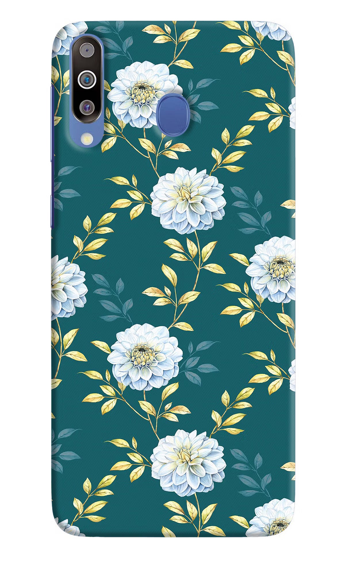 Flowers Samsung M30/A40s Hard Case Back Cover by Casekaro