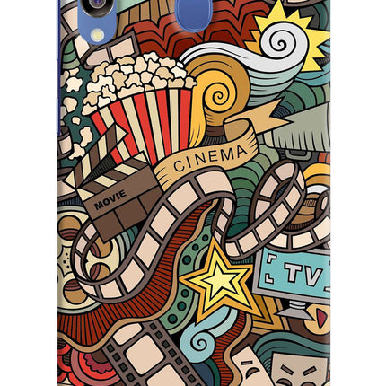 Cinema Abstract Samsung M30/A40s Hard Case Back Cover by Casekaro
