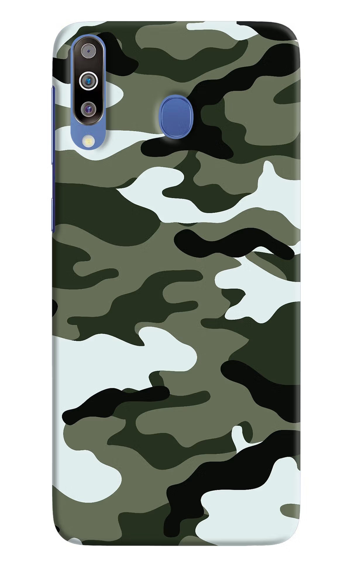 Camouflage Samsung M30/A40s Hard Case Back Cover by Casekaro