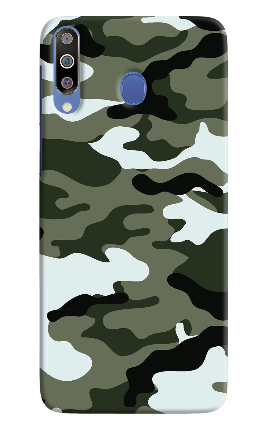 Camouflage Samsung M30/A40s Back Cover, Hard case