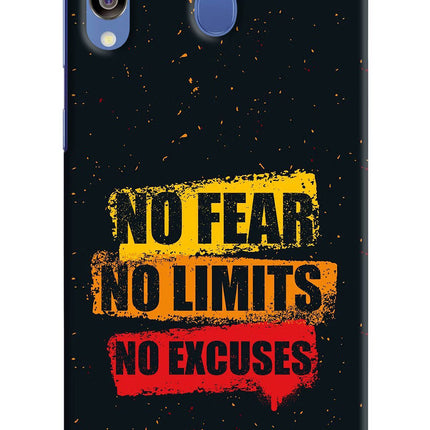 No Fear No Limits No Excuse Samsung M30/A40s Hard Case Back Cover by Casekaro