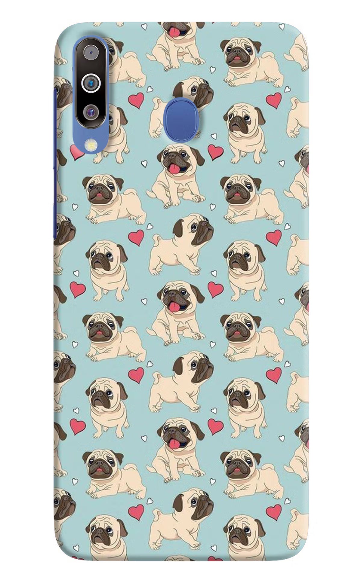 Pug Dog Samsung M30/A40s Hard Case Back Cover by Casekaro
