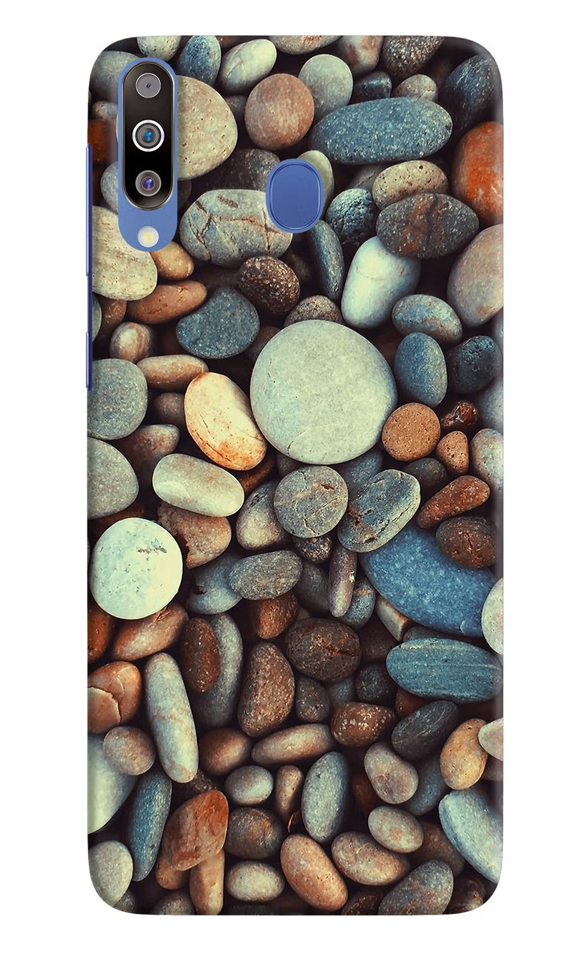 Pebble Samsung M30/A40s Hard Case Back Cover by Casekaro