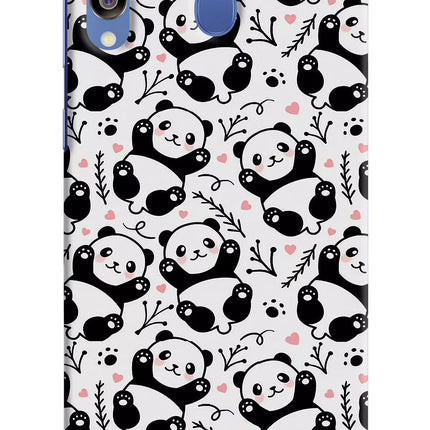 Cute Panda Samsung M30/A40s Hard Case Back Cover by Casekaro