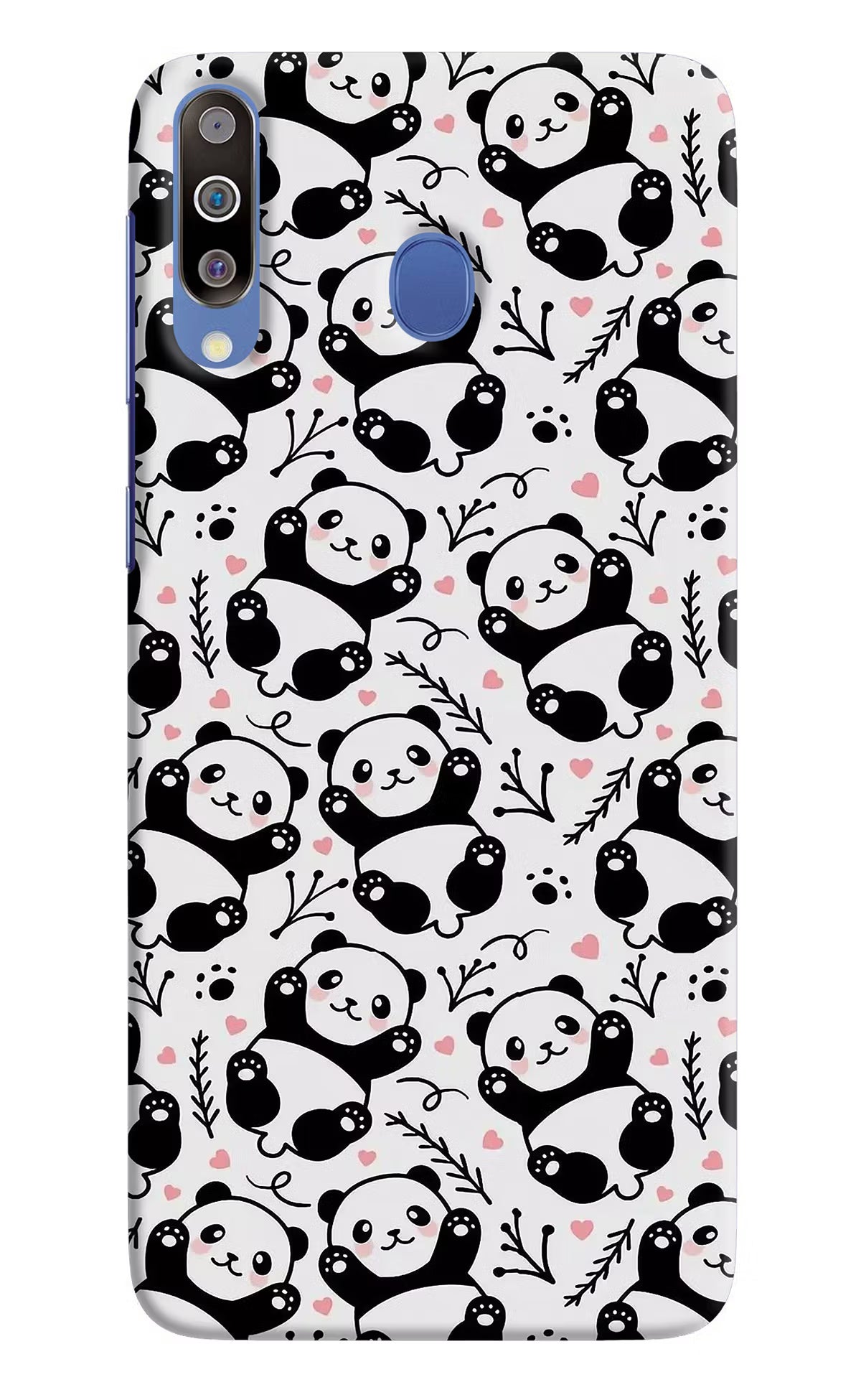 Cute Panda Samsung M30/A40s Hard Case Back Cover by Casekaro