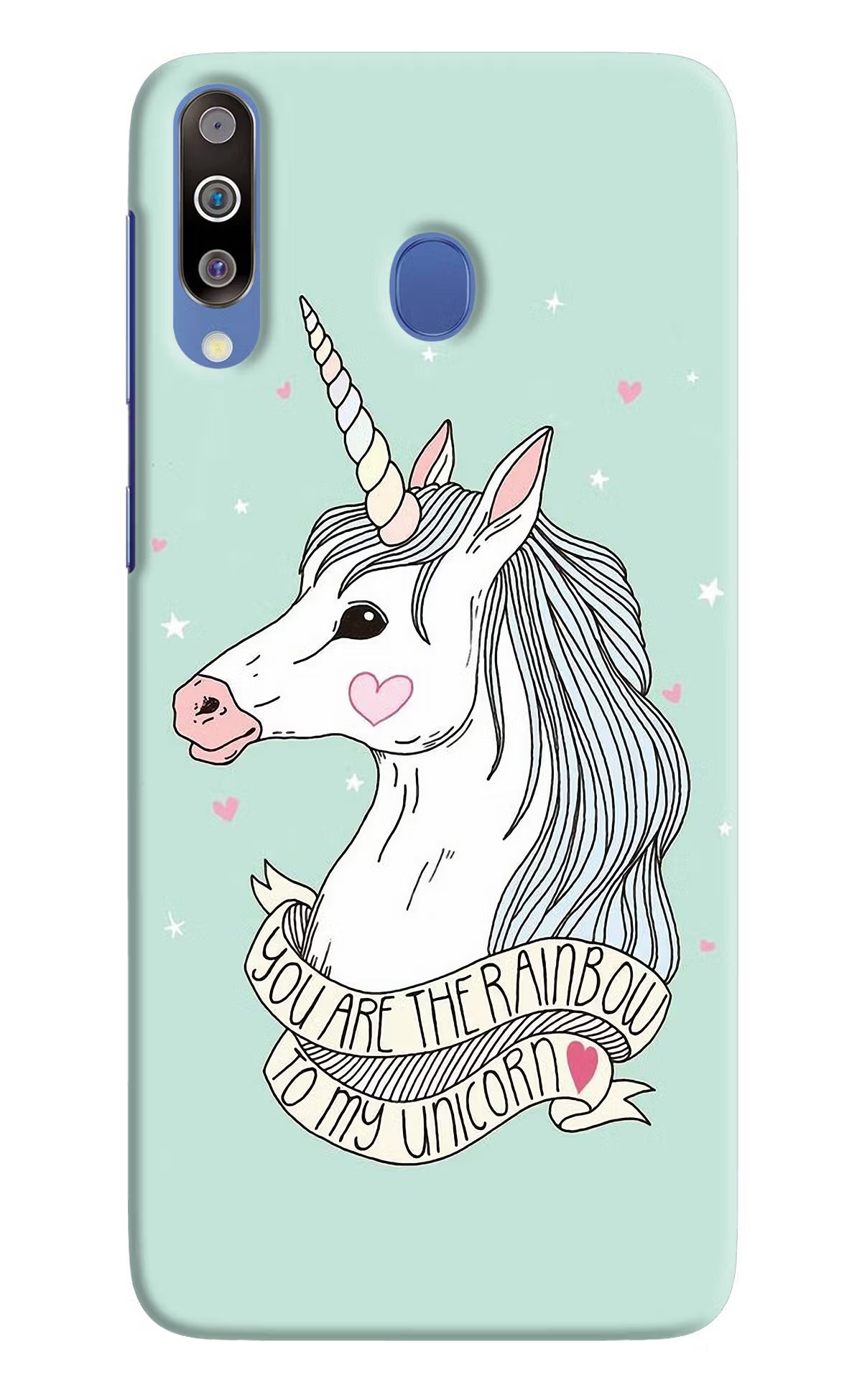 Unicorn Wallpaper Samsung M30/A40s Hard Case Back Cover by Casekaro