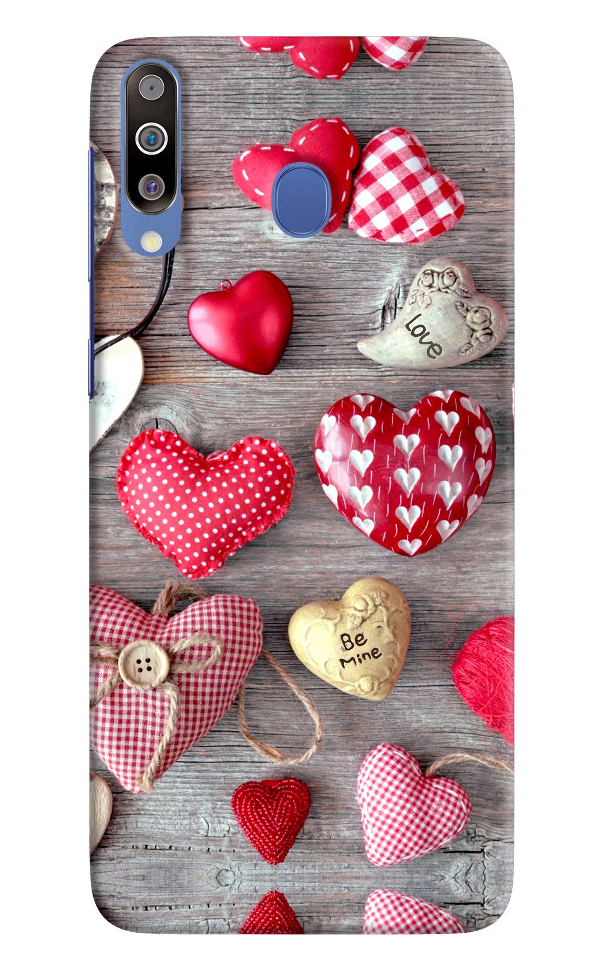 Love Wallpaper Samsung M30/A40s Hard Case Back Cover by Casekaro