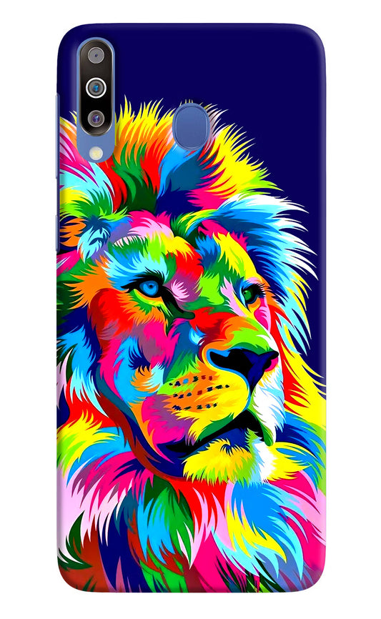 Vector Art Lion Samsung M30/A40s Hard Case Back Cover by Casekaro