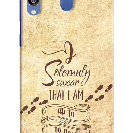 I Solemnly swear that i up to no good Samsung M30/A40s Hard Case Back Cover by Casekaro