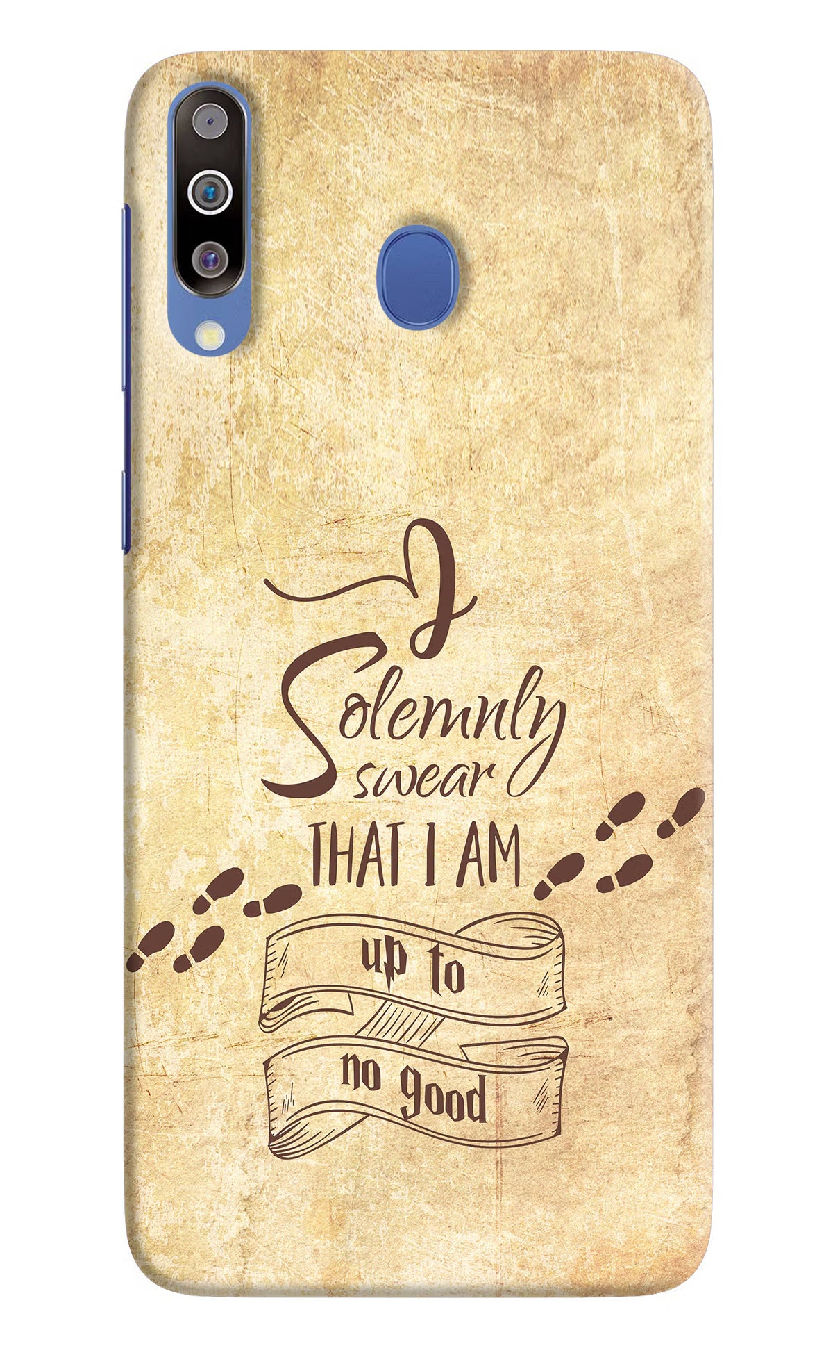 I Solemnly swear that i up to no good Samsung M30/A40s Hard Case Back Cover by Casekaro