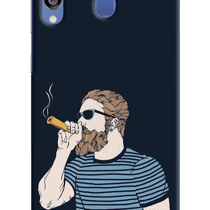 Smoking Samsung M30/A40s Hard Case Back Cover by Casekaro