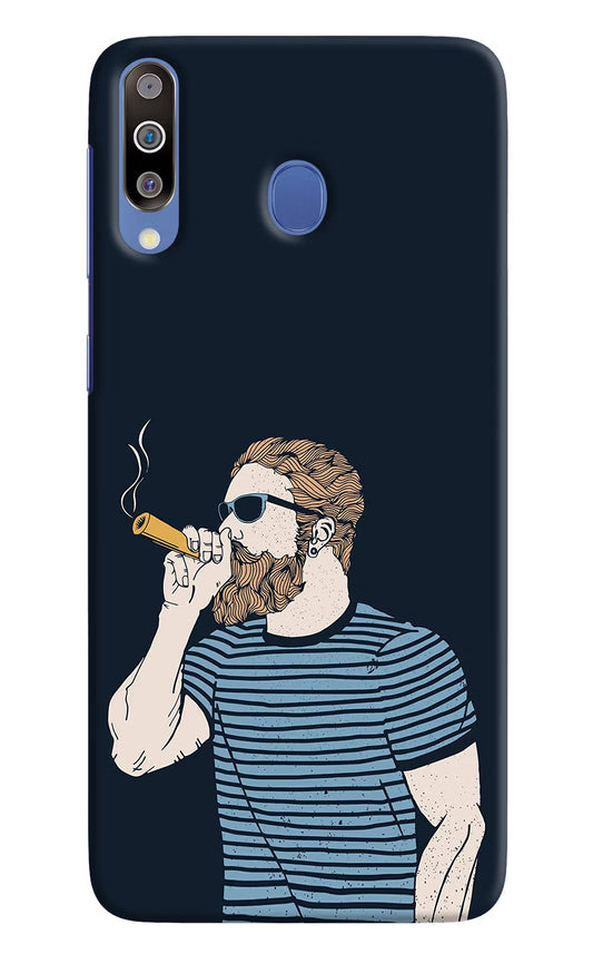 Smoking Samsung M30/A40s Hard Case Back Cover by Casekaro
