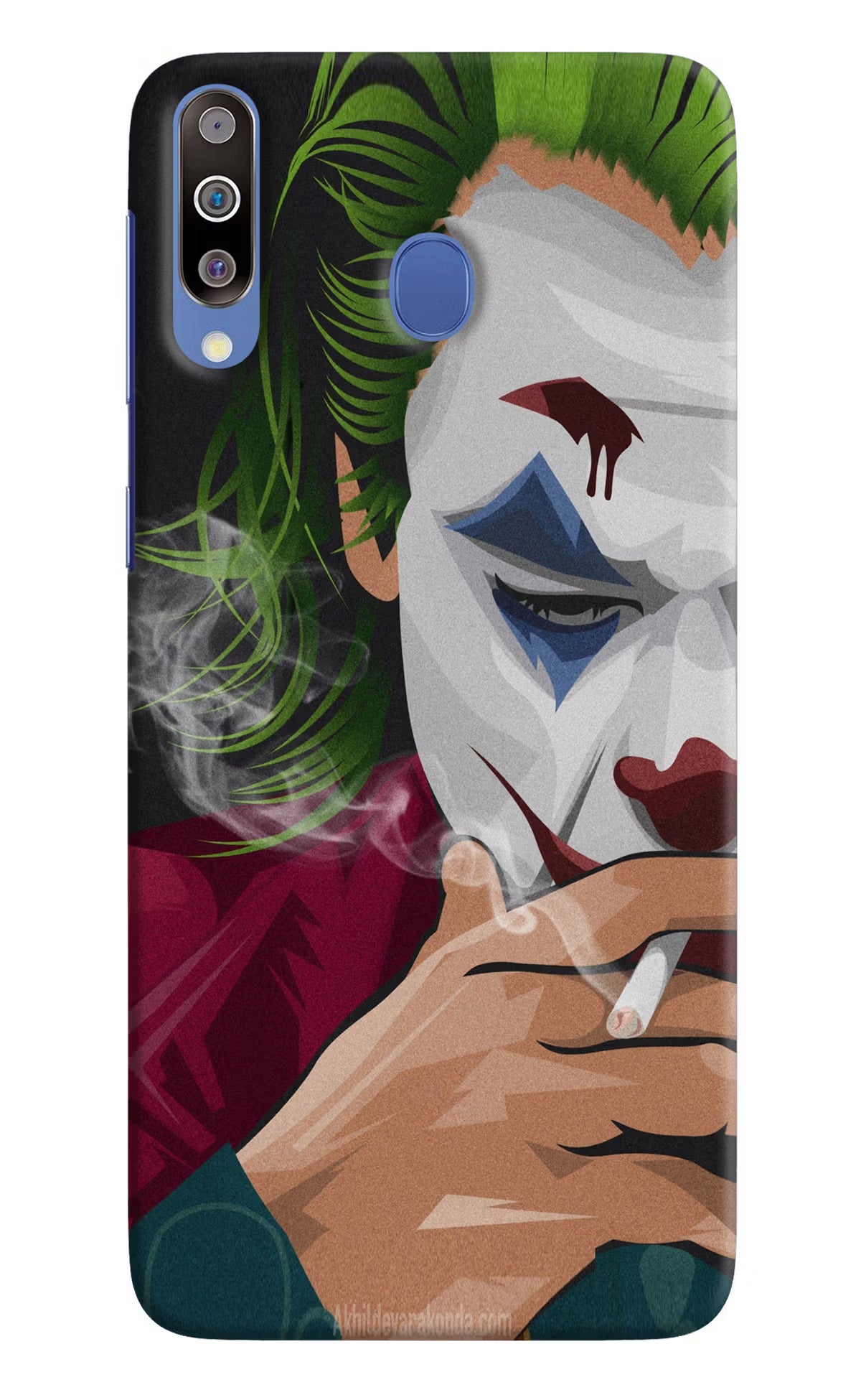 Joker Smoking Samsung M30/A40s Hard Case Back Cover by Casekaro
