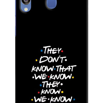 FRIENDS Dialogue Samsung M30/A40s Hard Case Back Cover by Casekaro