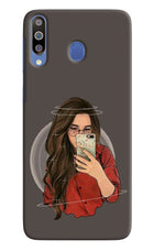 Selfie Queen Samsung M30/A40s Hard Case Back Cover by Casekaro
