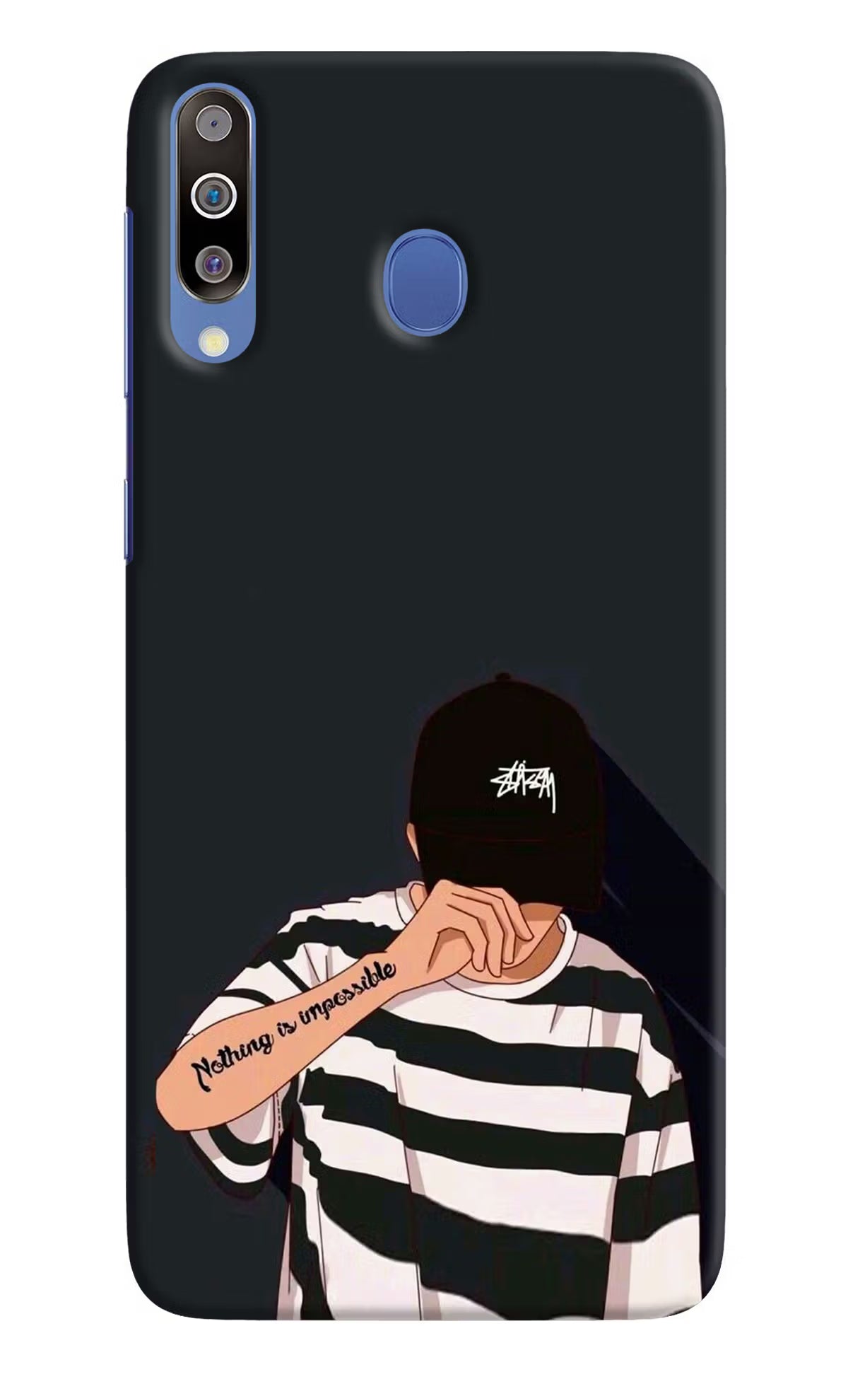 Aesthetic Boy Samsung M30/A40s Hard Case Back Cover by Casekaro