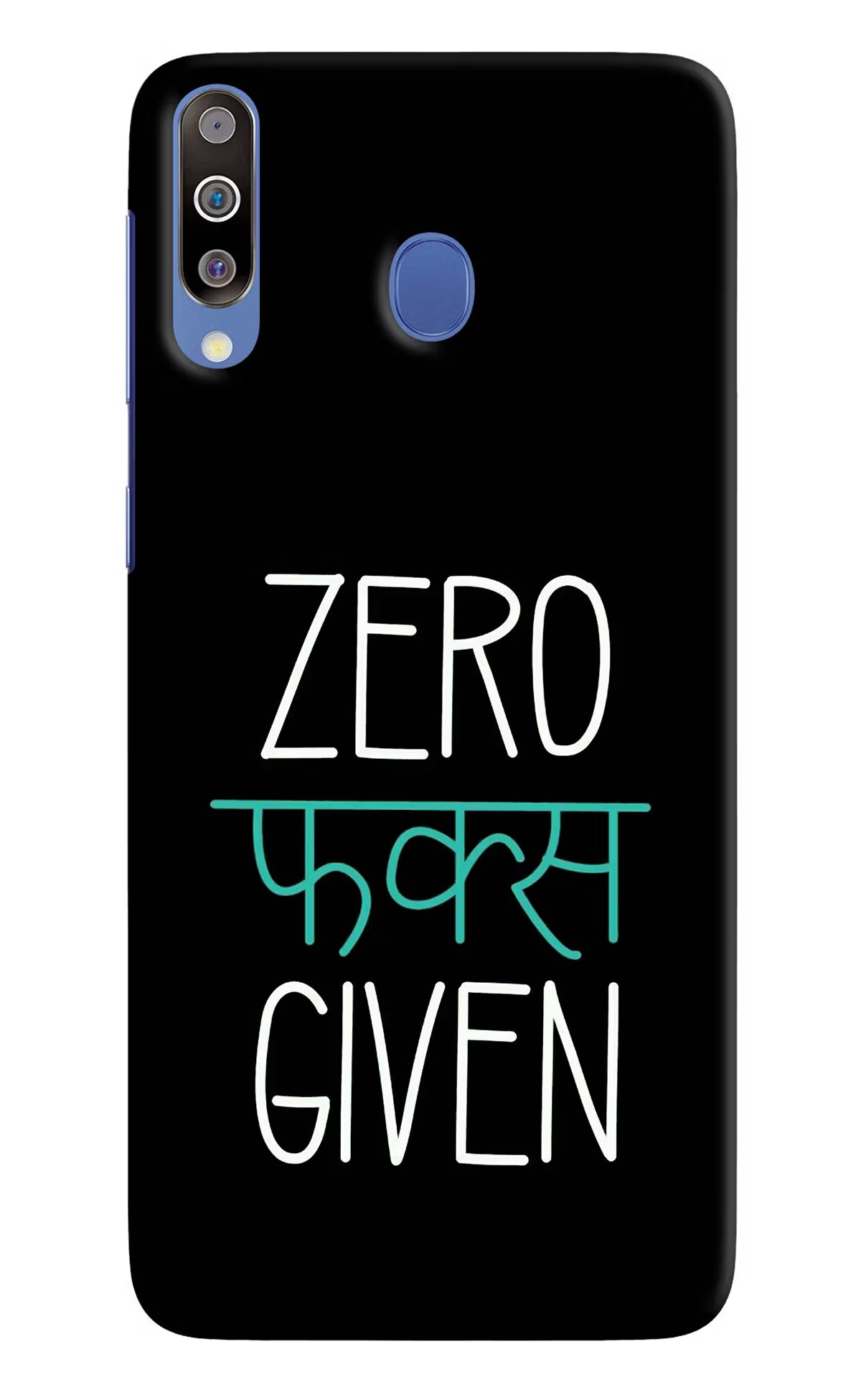 Zero Fucks Given Samsung M30/A40s Hard Case Back Cover by Casekaro