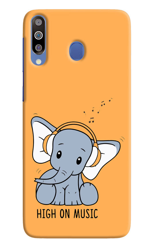 High On Music Samsung M30/A40s Hard Case Back Cover by Casekaro