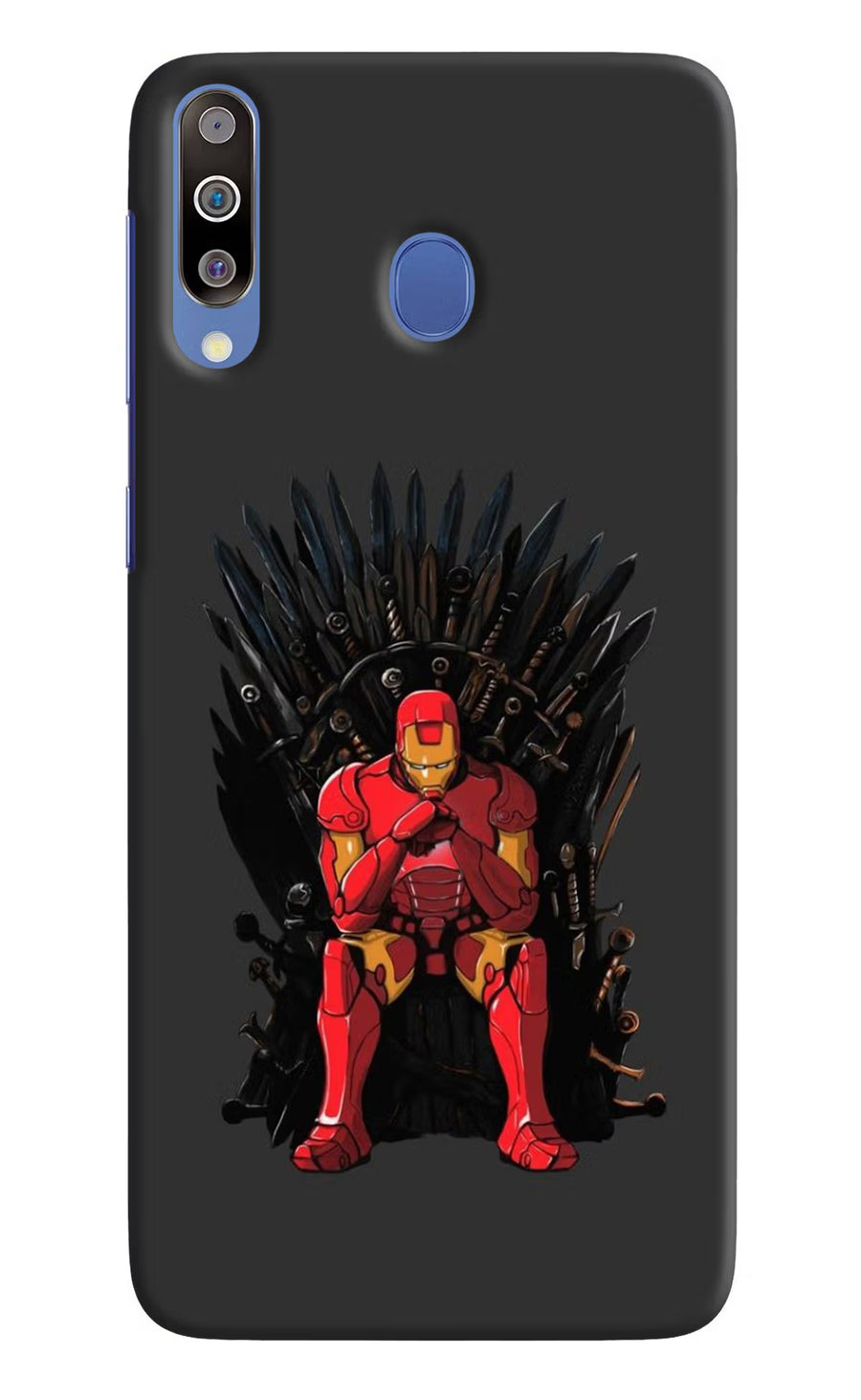 Ironman Throne Samsung M30/A40s Back Cover, Hard case
