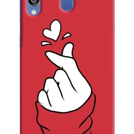Korean Love Sign Samsung M30/A40s Hard Case Back Cover by Casekaro