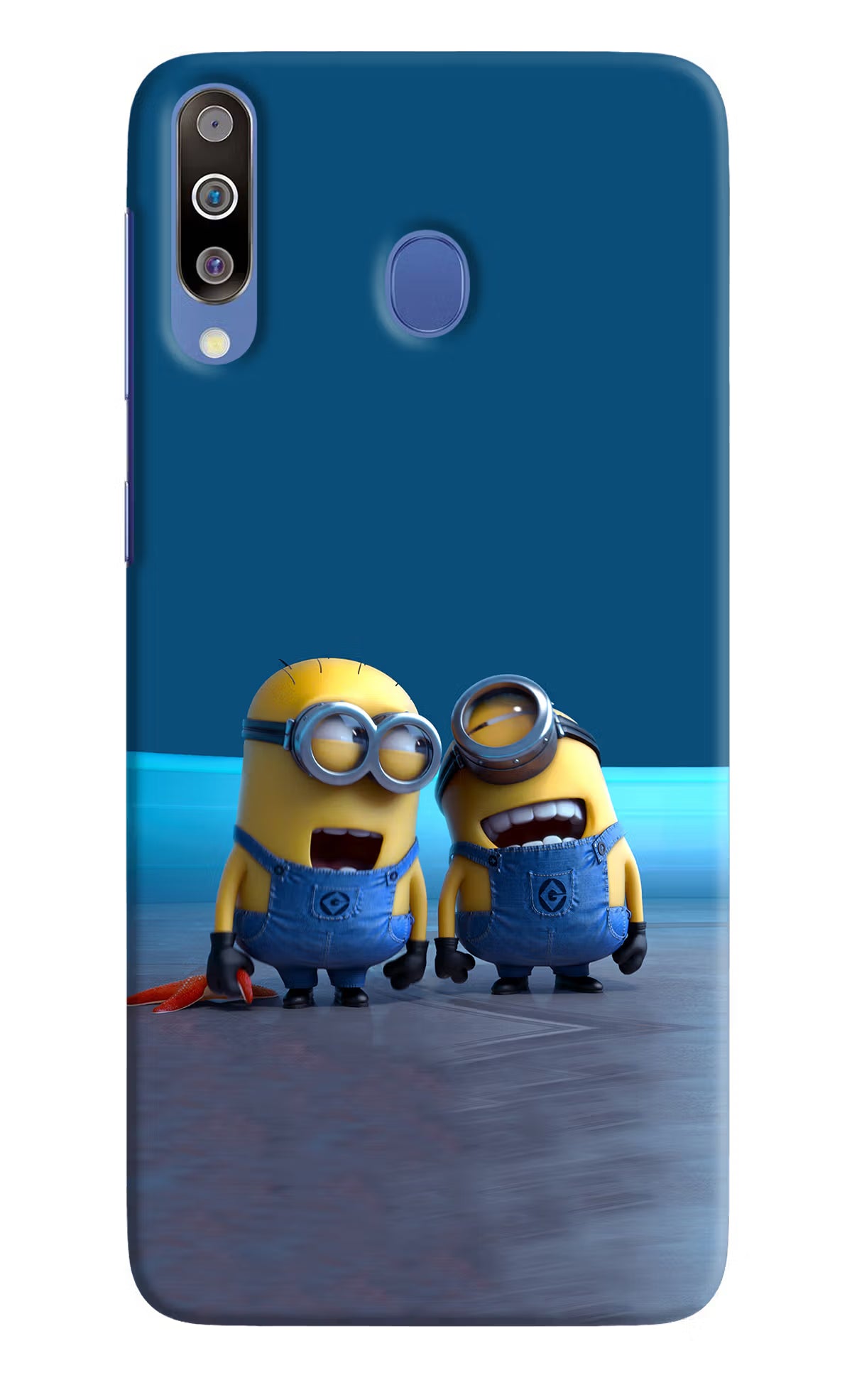 Minion Laughing Samsung M30/A40s Hard Case Back Cover by Casekaro