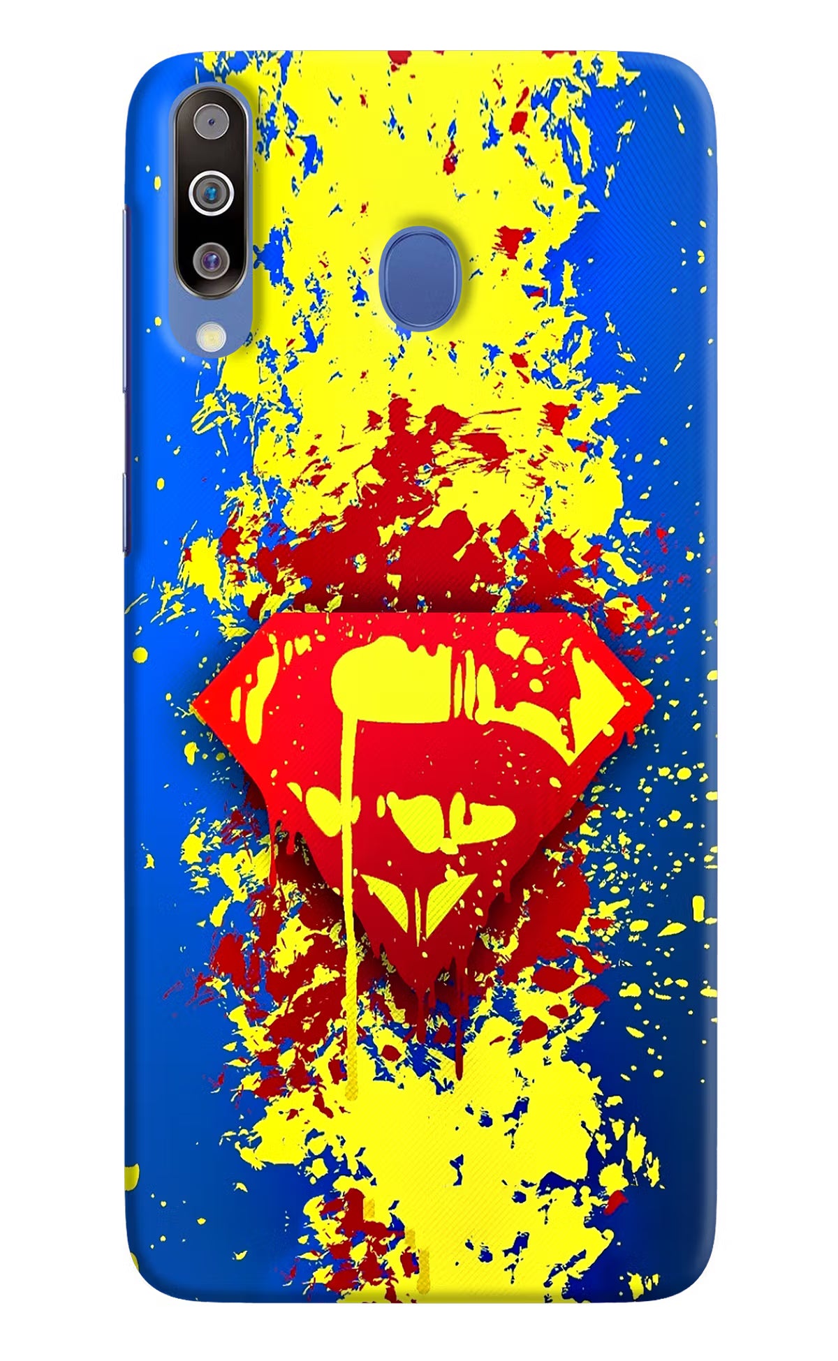 Superman logo Samsung M30/A40s Hard Case Back Cover by Casekaro