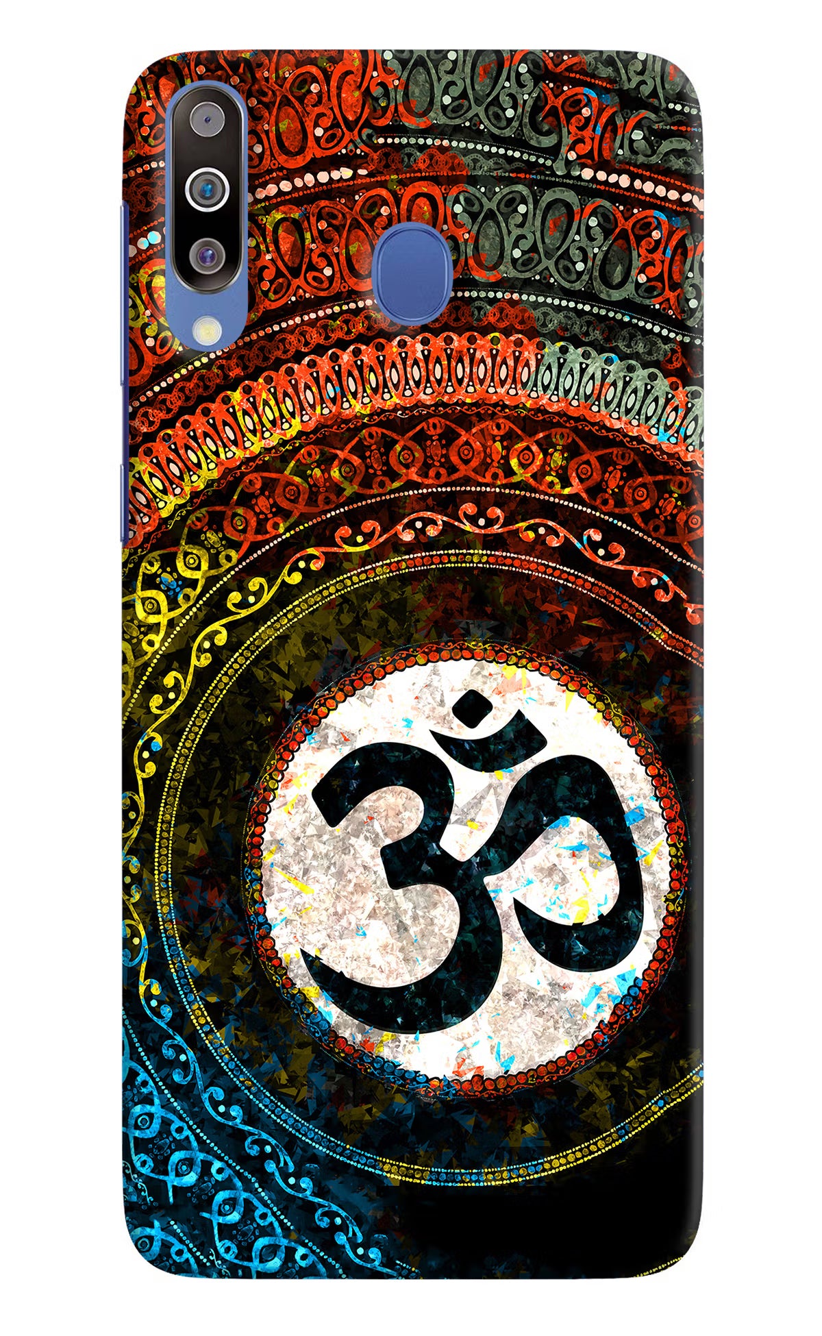 Om Cultural Samsung M30/A40s Hard Case Back Cover by Casekaro