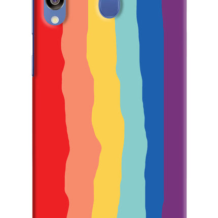 Rainbow Samsung M30/A40s Hard Case Back Cover by Casekaro